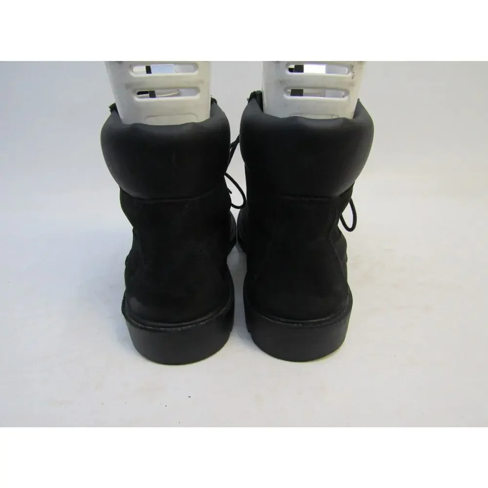 Timberland Boys Youth Size 6.5 M Black Leather Laces Ankle Casual Boots